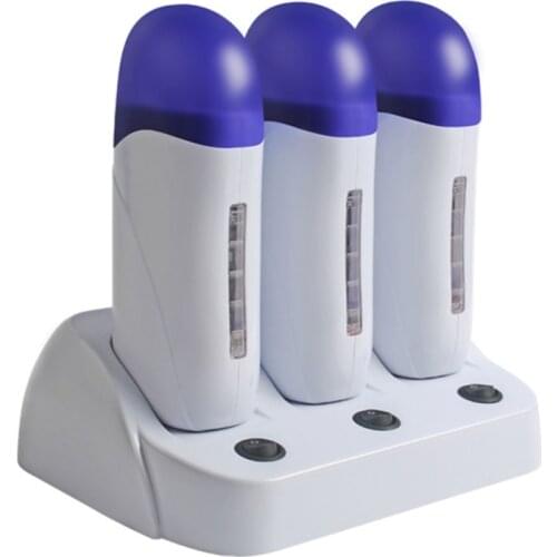 2021 New Multifunction Hot Wax Depilatory Roller Body Painless Hair Removal Heater Warmer