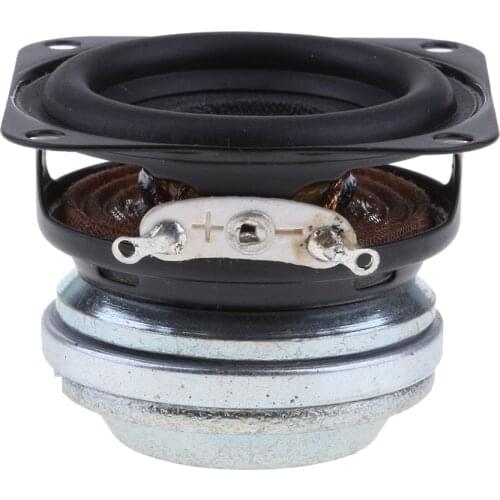 New 40mm 10W Full Range Audio Speaker Stereo Sound Black Replacement Accessories Convenient Disassembly Using Rubber Edge Design