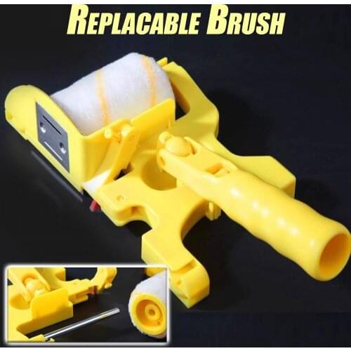 Trimming Color Separation Roller Brush Latex Paint Coating Inside Corner Wall Paint Brush Corner Close-up Special Soft Brush