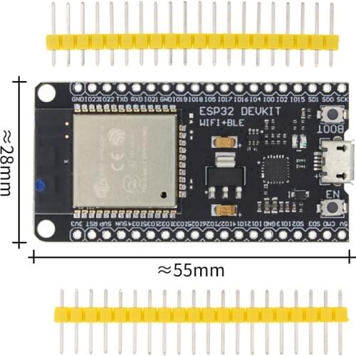Placa de Desenvolvimento ESP32 MH-ET WiFi + Bluetooth Ultra-Baixo Consumo De Energia Dual Core ESP-32 ESP-32S ESP 32 Sem