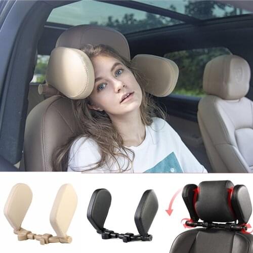 Car Seat Pillow Cushion Universal Car Headrest Car Seat Head Neck Rest Massage Car Pillow Easy Install And Clean Car Accessories