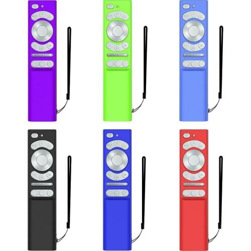Silicone Remote Control Protective Case Full-Cover Protector Cover Anti-Fall for Samsung Smartone3 TV BN59-01357 TM1990C Control