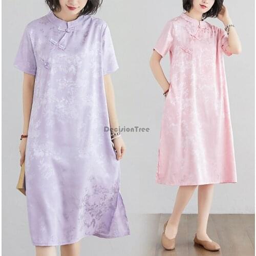 2021 traditional chinese women cheongsam dress qipao elegant oriental long qipao dresses chinese dress party dance costume