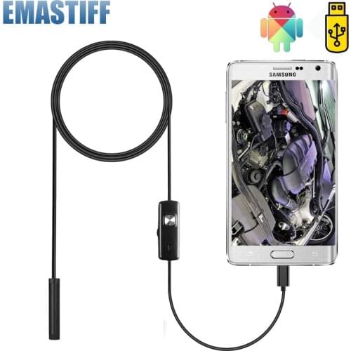 7mm Endoscope Camera Webcam 640*480 Web Camera With Microphone USB Plug Web Cam For PC Computer Mac Laptop Desktop