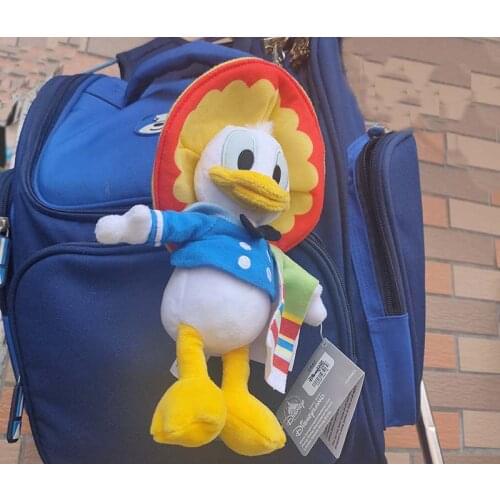 Japan Authentic Disney Doll Keychain Bag Plush Toy Donald Duck