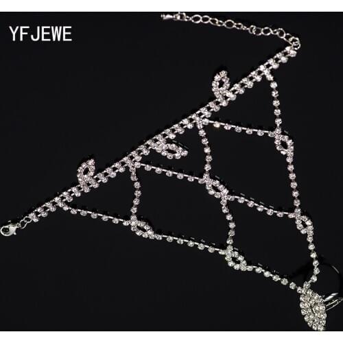 YFJEWE Fashion Rhinestone Charm Heart Jewelry Bracelets Bangles For Women Christmas Gift Bohemia Style Dancer User#B115