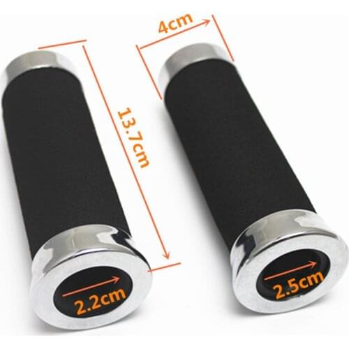 1 Pair Universal 7/8'' 22mm Motorcycle Scooter Handlebar Handle Grips