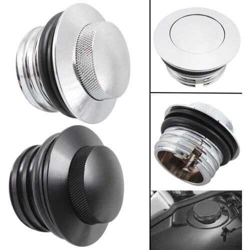 Motorcycle Aluminum Fuel Gas Cap Oil Tank Cover Protector for Harley Touring Road Street Electra Glide Road King Softail