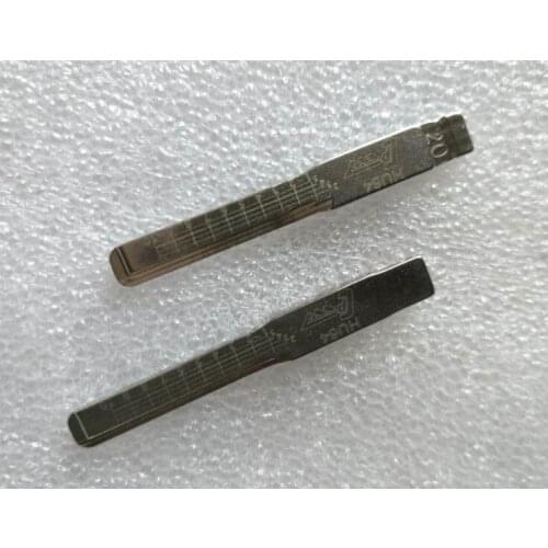 Free Shipping 10pcs/lot NO.20 Engraved Line Key Blade ForBenz HU64 2 in 1 Scale Shearing