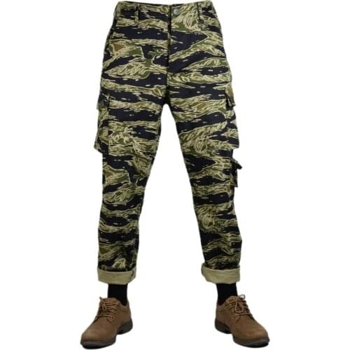 WW2 Vietnam War US Army Tiger Pattern Tiger Spot Camouflage TCU Trousers Pants