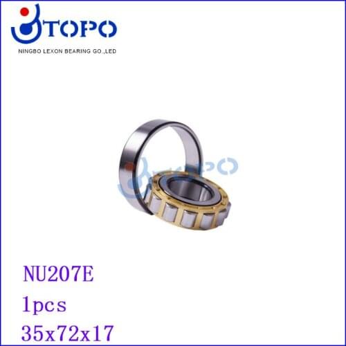 35*72*17 Cylinder roller bearing NU207E