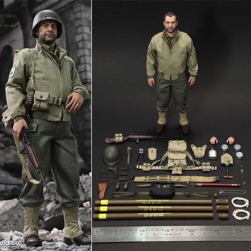 DID A80150 1/6 Scale WWII US Rangers Sergeant Horvath Model 12'' Male Soldier Action Figure Full Set Toys for Fans Gifts