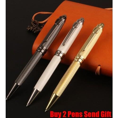 Classic Design Jinhao 163 Best Quality Metal Ballpoint Pen Nice Touch Writing Signature Pen Buy 2 Pens Send Gift