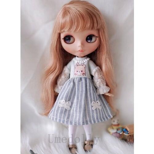 1PCS Lovely Pretty Girls Dress for Blyth, Ob24, Azone S Doll Clothes Accessories