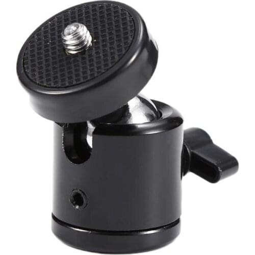 Mini Ball Head 1/4 Screw Rotating Tripod SLR Camera Camera Light Bracket High Quality And Durable SLR Camera Tripod Bracket