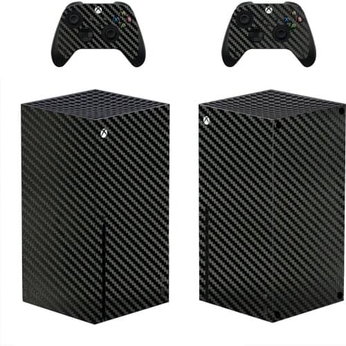 Carbon Fiber Skin Sticker Cover for Xbox Series X Console and Controllers Series X Skin Sticker Decal Vinyl