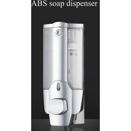 350ml Liquid Soap Dispenser Wall Shampoo Dispensers Hand For Sink Bathroom Washroom Hotel Shower Bath with a Lock