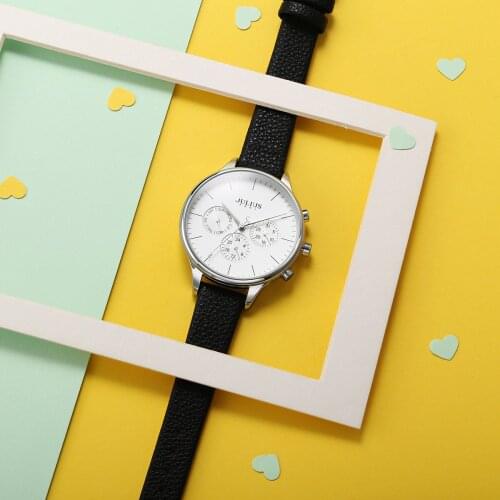 Real Functions Lady Womens Watch ISA Mov't Fine Sport Hours New Fashion Real Leather Girls Birthday Christmas Gift Julius Box