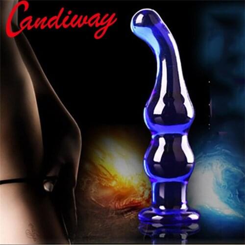 NightLife Glass plug bullet anal sex toys for man women prostate massager G SPOT Crystal BEADS anal plug butt plug Stimulating