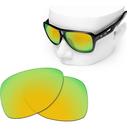 OOWLIT Polarized Replacement Lenses of 24K Gold Mirror for-Oakley Dispatch 2 OO9150 Sunglasses