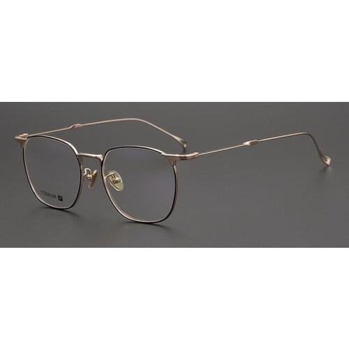 Brand High Quality Pure Titanium Glasses Frame Men Women Japanese Handmade Eyeglasses Myopia Prescription Eyewear Spectacles