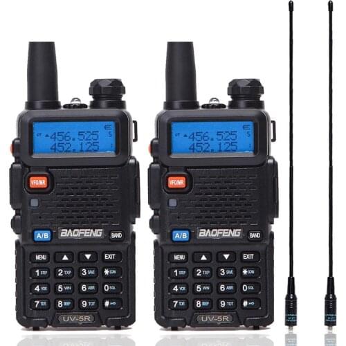 2PCS BaoFeng UV-5R Walkie Talkie VHF/UHF136-174Mhz&400-520Mhz Dual Band Two way radio Baofeng uv 5r Portable Walkie talkie uv5r