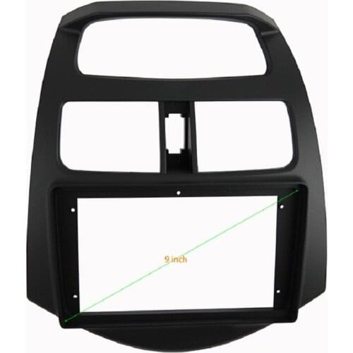 Car Audio Frame Car Radio Fascia,gps navigation fascia panel is suitable for 2010 Daewoo Matiz/ Chevrolet Spark/ Beat (9inch)