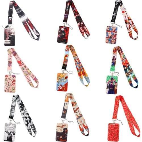 BH1654 Blinghero Tokyo Avengers Bizarre adventure Dachshund Card Holder Name Credit Card Holder Neck Strap Card ID Holder Badge