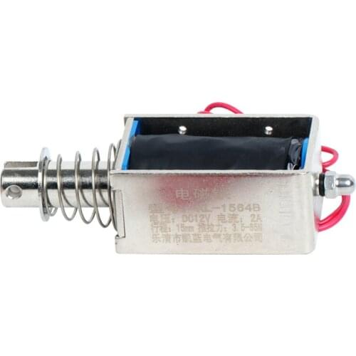 Through push-pull small miniature DC electromagnet KL-0530B strong pull switch 5N12V24V long stroke