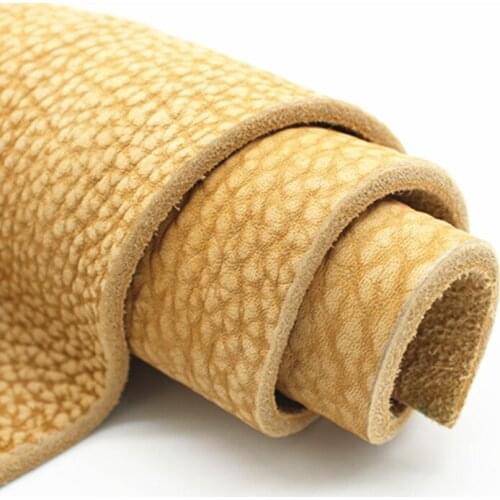 4.5mm Thick Genuine Leather Top Layer Cowhide Leather Whole Undyed Sofa Car Seat Breathable Mat Estera De Mesa De Cuero