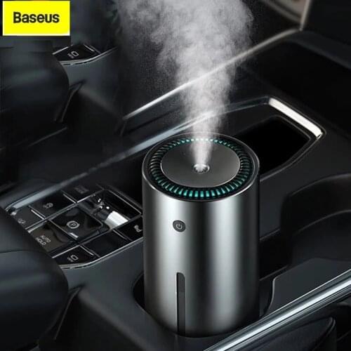 Xiaomi Baseus Car Air Humidifier Aluminium Alloy 300mL With LED Light For Auto Armo Home Office Accessories Car Air Humidifier