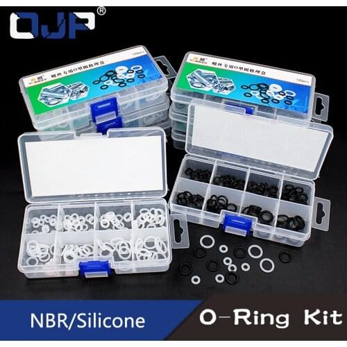 Screw M3 M4 M5 M6 M7 M8 M9 M10 White Silicon NBR O rings Rubber Seal Screw O Ring Silicone Washer Gasket Ring Assortment Set