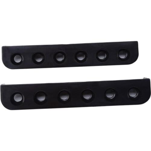 High Quality 1 Pair High Quality Plastic Billiards Pool Snooker Cue Stick Rack Holder 6 Holes Billiard Accessories Cue Rack