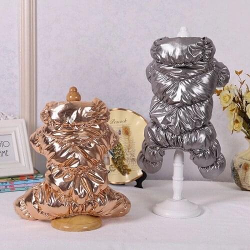 Winter Dog Clothes Thicken Warm Fluff Puppy Pet Jacket Coat For Small Dogs Waterproof Dog Jumpsuit Chihuahua Clothing Overalls