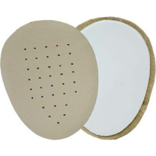 1Pairs Half Insoles Comfortable Leather Bottom Latex Anti Slip Breathable High Heel Shoes Pad New Forefoot Soles for Men Women