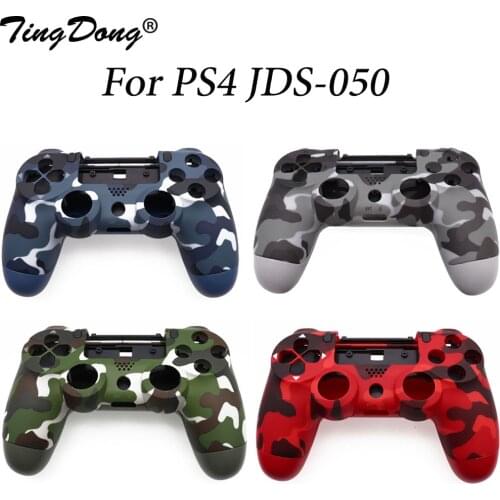 1pcs Plastic Hard Shell For PS4 Playstation 4 5.0 Version JSD 050 JDM 050 JDS 055 Controller Housing Cover Protective Skin Case