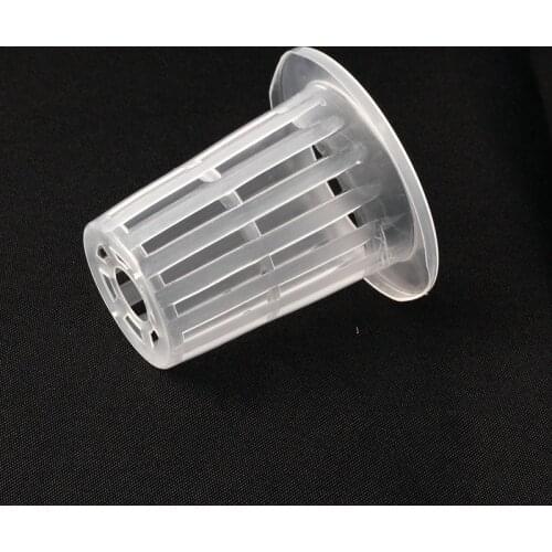 12pcs Aquaponic Cup 48.5mm Hydroponics Cup Soilless Net Pot Aeroponics Basket Vegetable Grow Cup Nursery Mesh Pot
