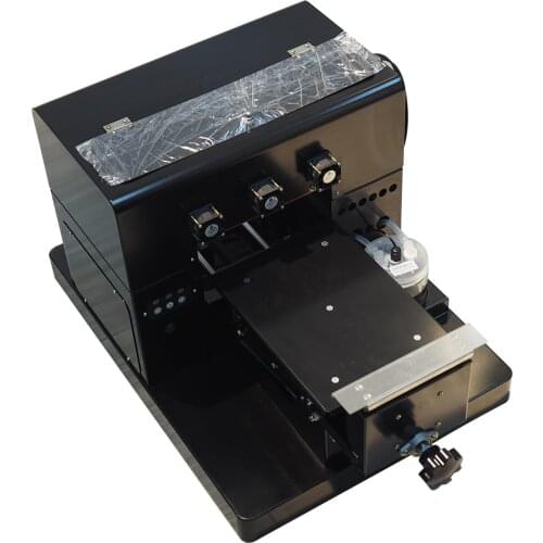 A4 Size Leather Wood Flatbed UV Printer A4 Phone Cover printing