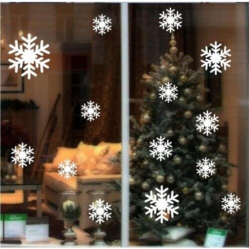 White Snow Frozen Wall Sticker Vinyl Art Christmas Window Decals Decor Available In Different Colors Wallpaper 3d Poster AA8