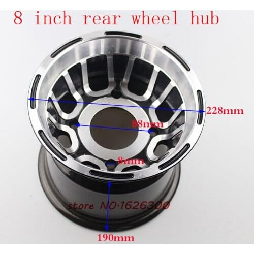 Free Shipping ATV Accessories Rear Wheel Hub 8 Inch Go-kart Off-road 4 Wheel Aluminum Rims High Performance