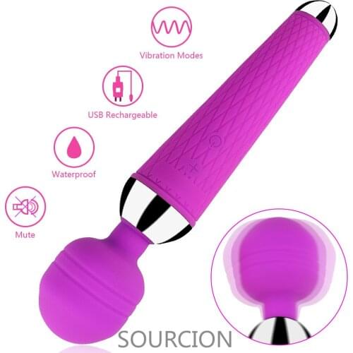 SWT Wireless Dildos AV Vibrator Magic Wand for Women Rechargeable Massager Clitoris Stimulator USB Sex Toy for Muscle Adult