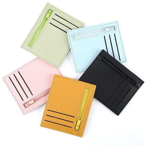 1 Pcs Mini Card Holder Slim Bank Credit Card Id Cards Coin Pouch Case Bag Wallet Organizer Women Men Thin Business Card Wallet