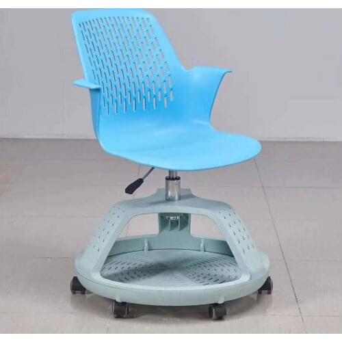 Durable study table for kids student chairs with wheels school furniture training chairs