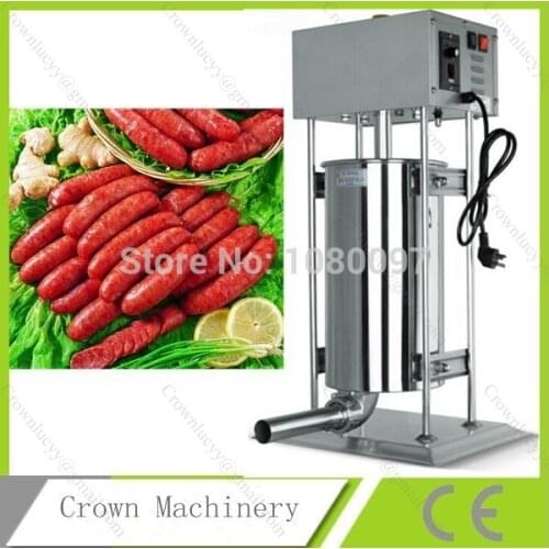 10L Electric Sausage filler machine;Stainless steel sausage filler