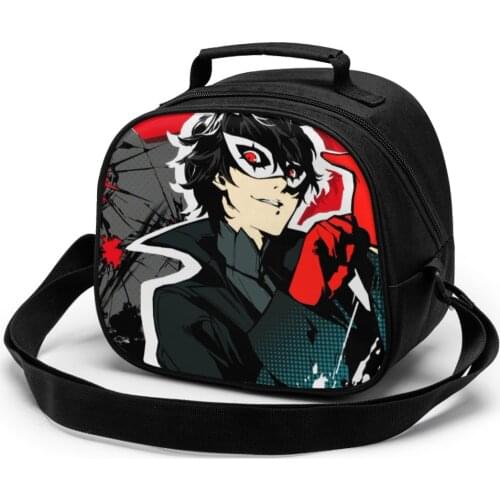 Joker Persona 5 Children Lunch Bag Lunch Bag Student Portable Insulated Office Lunch Box Picnic Bags Thermal Food Tote Handbag
