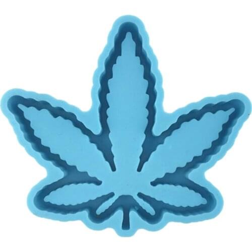 Maple Leaf Quicksandbox Epoxy Resin Mold Ornaments Silicone Mould DIY Crafts Decorations Casting Tools