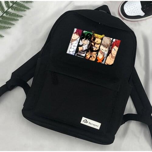 My Hero Academia bolsas kawaii designer school ladies plecaki schoudertassen sac femme backpack