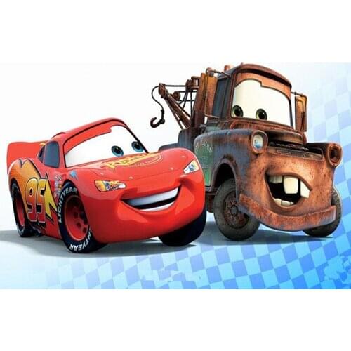 5D DIY Diamond Painting Disney Cartoon Car McQueen Full Drill Rhinestone Cross Stitch Kits Handmade Embroidery Home Decoration