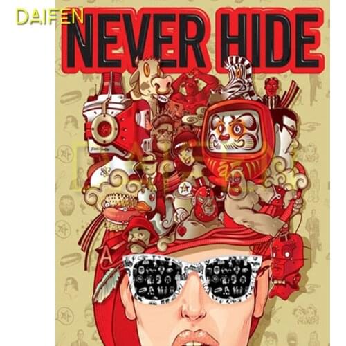 Full Square Diamond painting Woman turban Full Round Diamond mosaic Never hide 5DDIY Diamond embroidery Cross stitch Zebra tiger