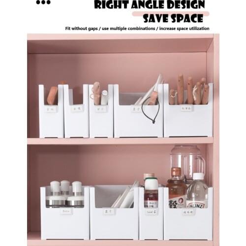 Desktop storage box, cabinet finishing, plastic wardrobe storage box, kitchen multi-functional drawer partition finishing box